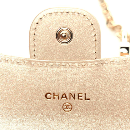 Chanel Metallic Lambskin Quilted Flap Chain Waist Bag Gold 6 of 15