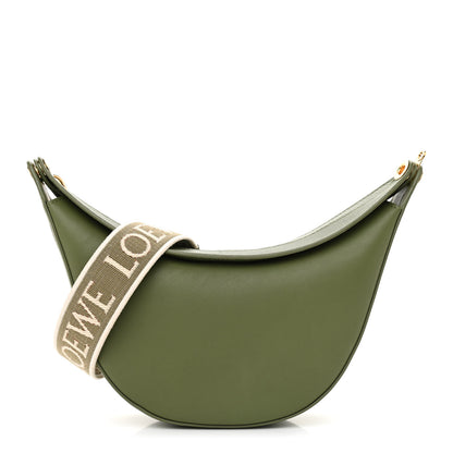 Loewe Satin Calfskin Jacquard Small Luna Bag Avocado Green 1 of 8