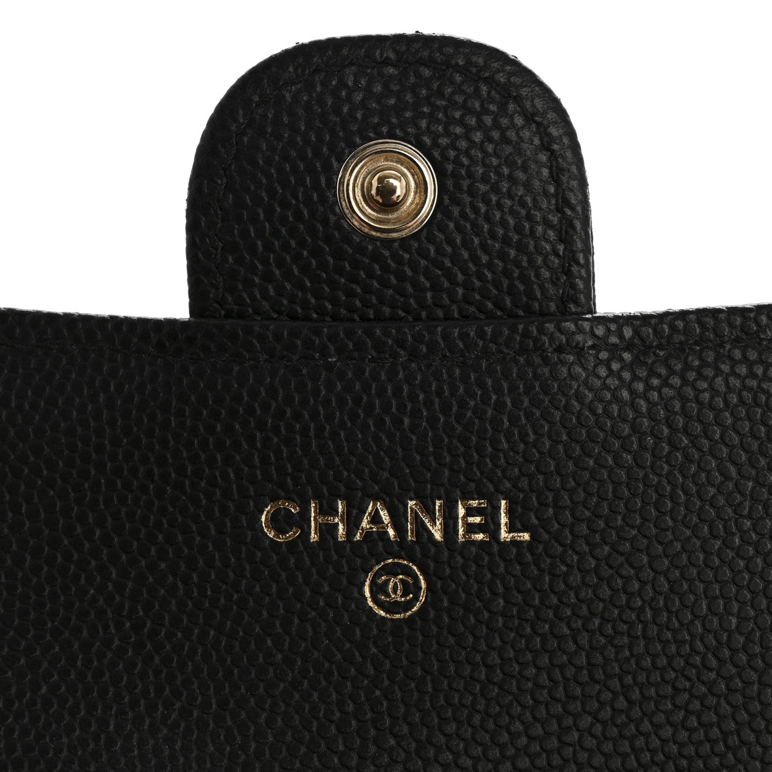 Chanel Caviar Quilted Medium Flap Wallet Black 6 of 12