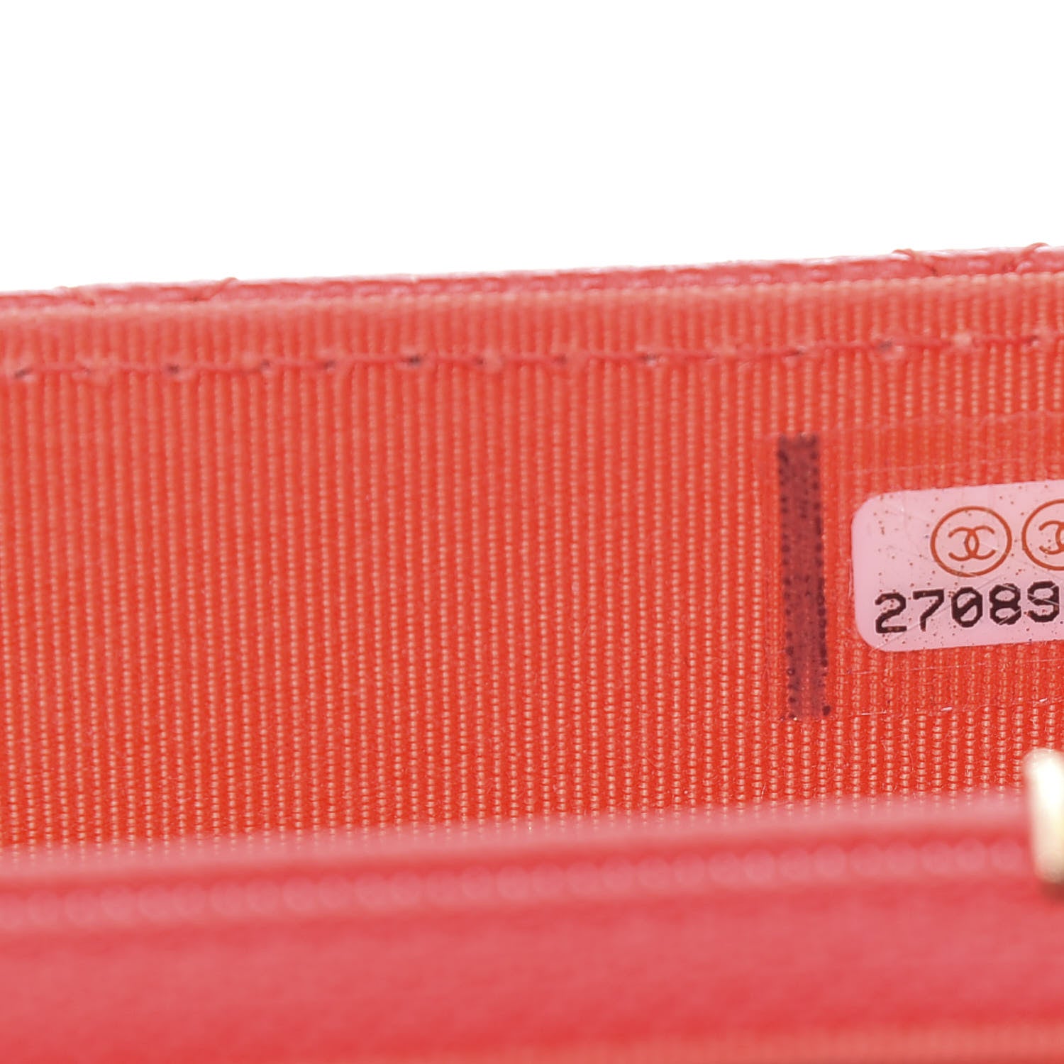 Chanel Caviar Quilted Square Wallet On Chain WOC Red 8 of 12