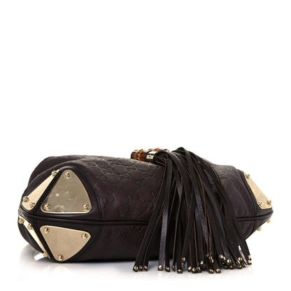 Gucci Guccissima Medium Indy Top Handle Hobo Dark Brown 4 of 18
