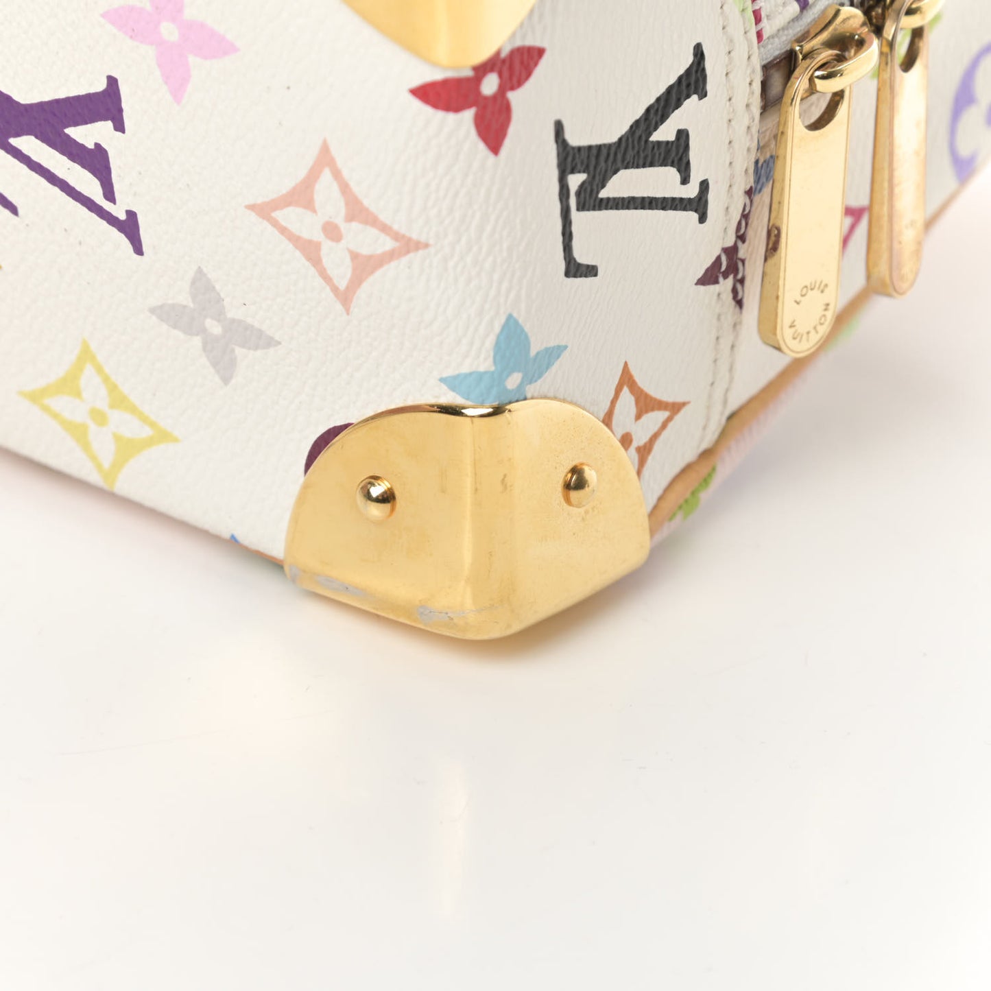 Monogram Multicolor Trouville White