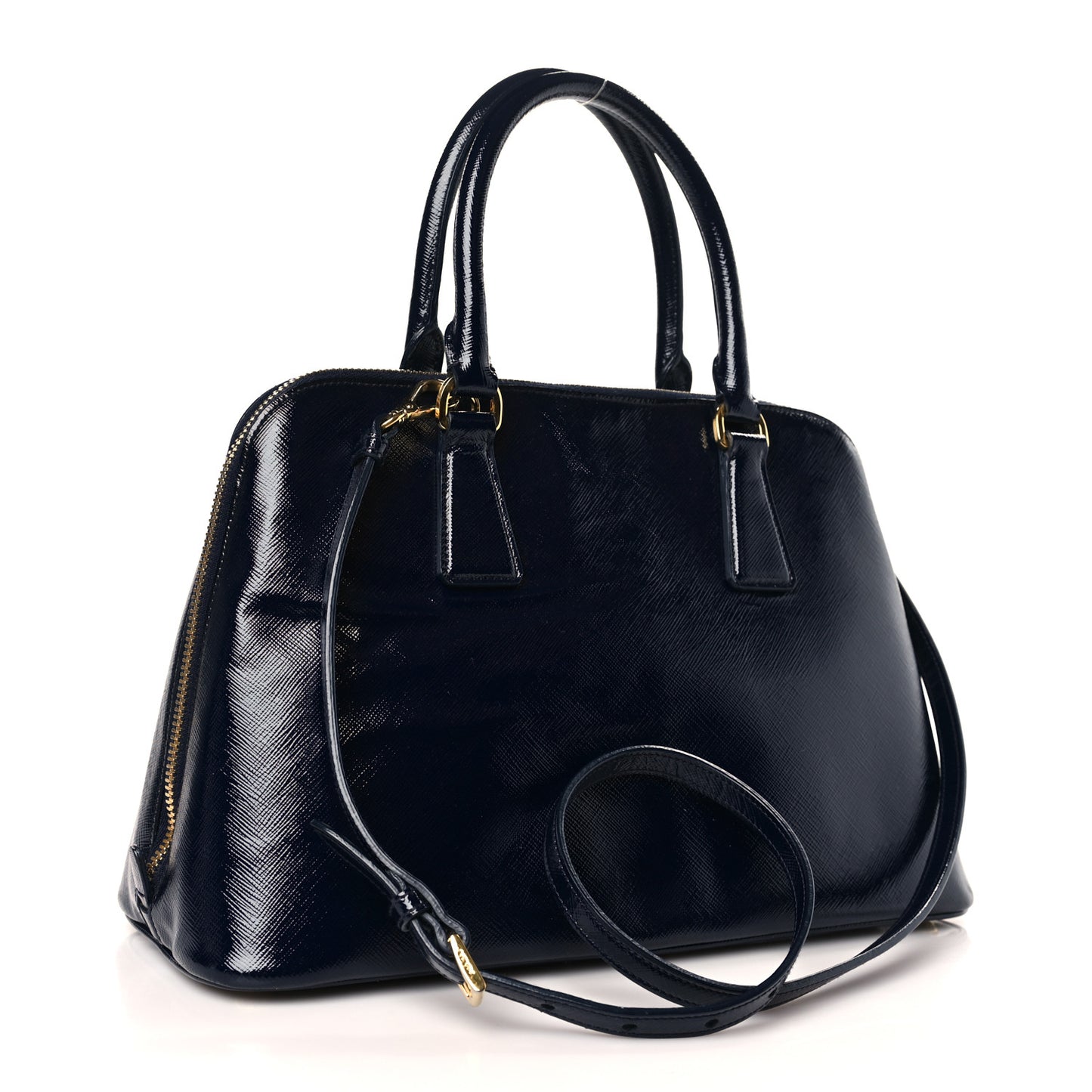 Saffiano Vernice Medium Promenade Tote Royal