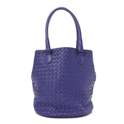 Bottega Veneta Nappa Intrecciato Bucket Bag Purple 1 of 11