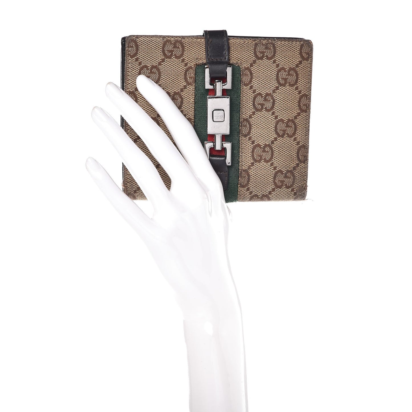 Monogram Web Wallet Brown