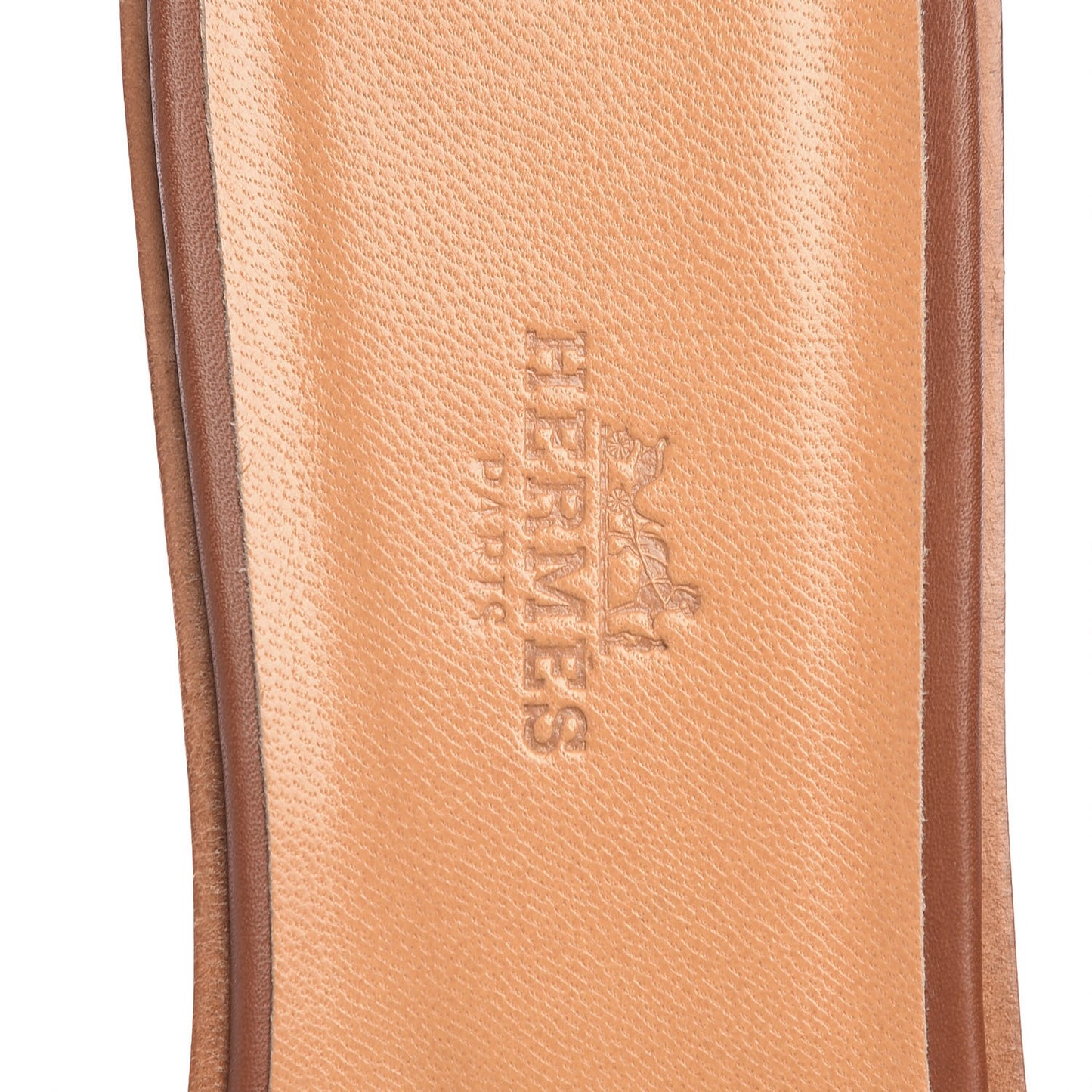 Box Calfskin Oran Sandals 39 Gold