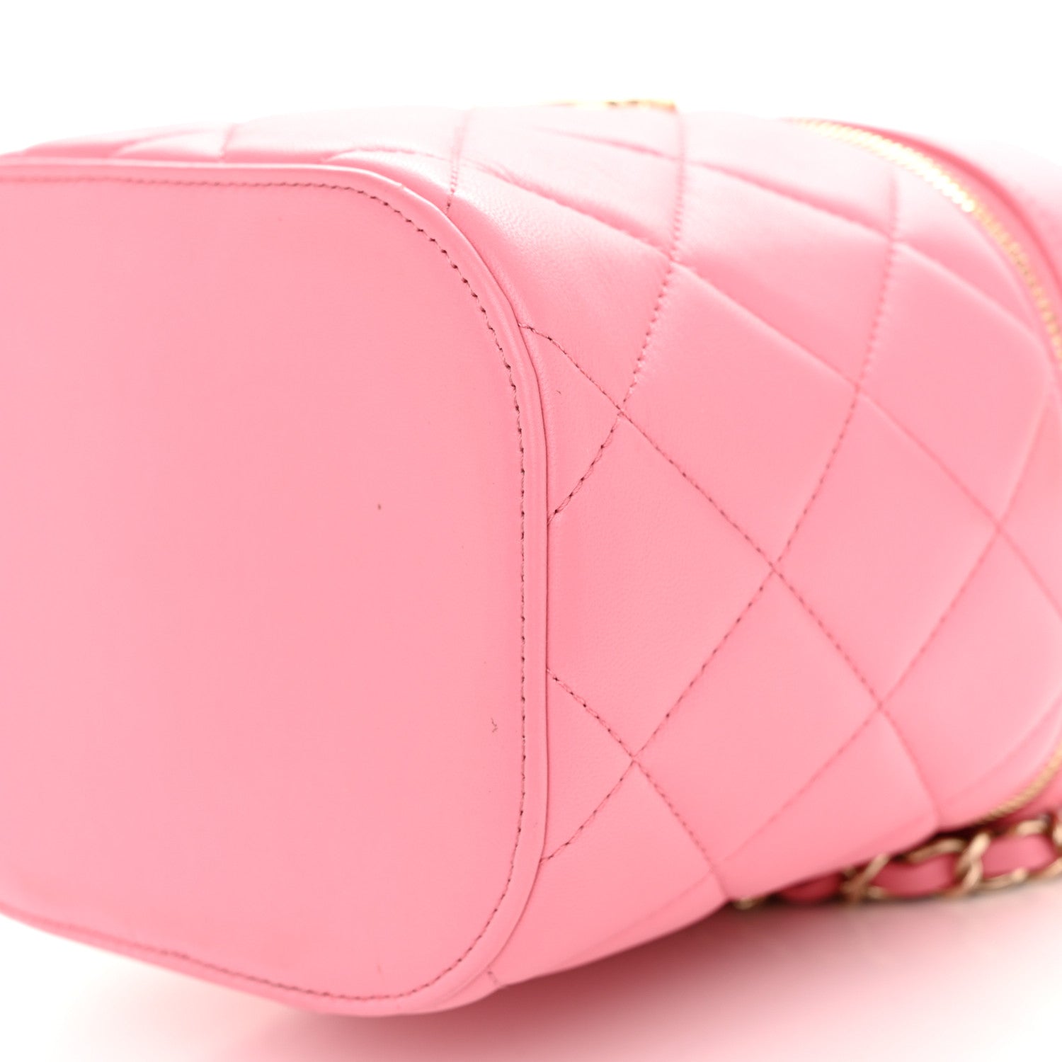 Chanel Lambskin Quilted Trendy Vanity Case Pink 10 of 11