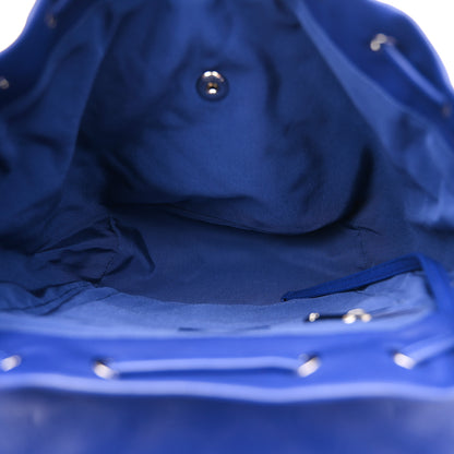 Chanel Lambskin Quilted Large Urban Spirit Backpack Blue 5 of 10