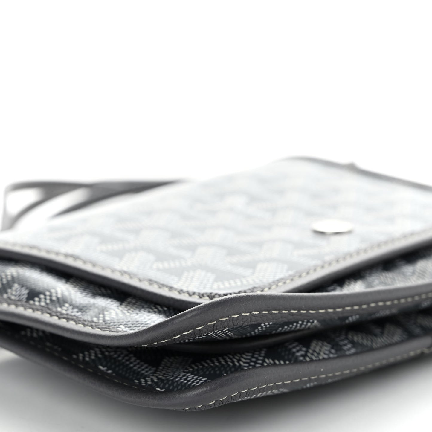 Goyardine Plumet Wallet Clutch Grey