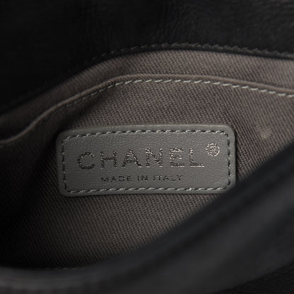 Chanel Iridescent Calfskin Diamond Embroidered Mini Flap Black 6 of 10