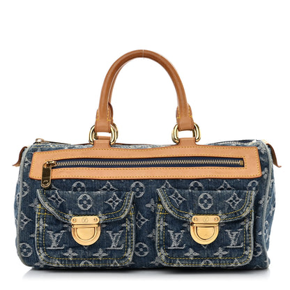 Louis Vuitton Monogram Denim Neo Speedy Blue 1 of 11