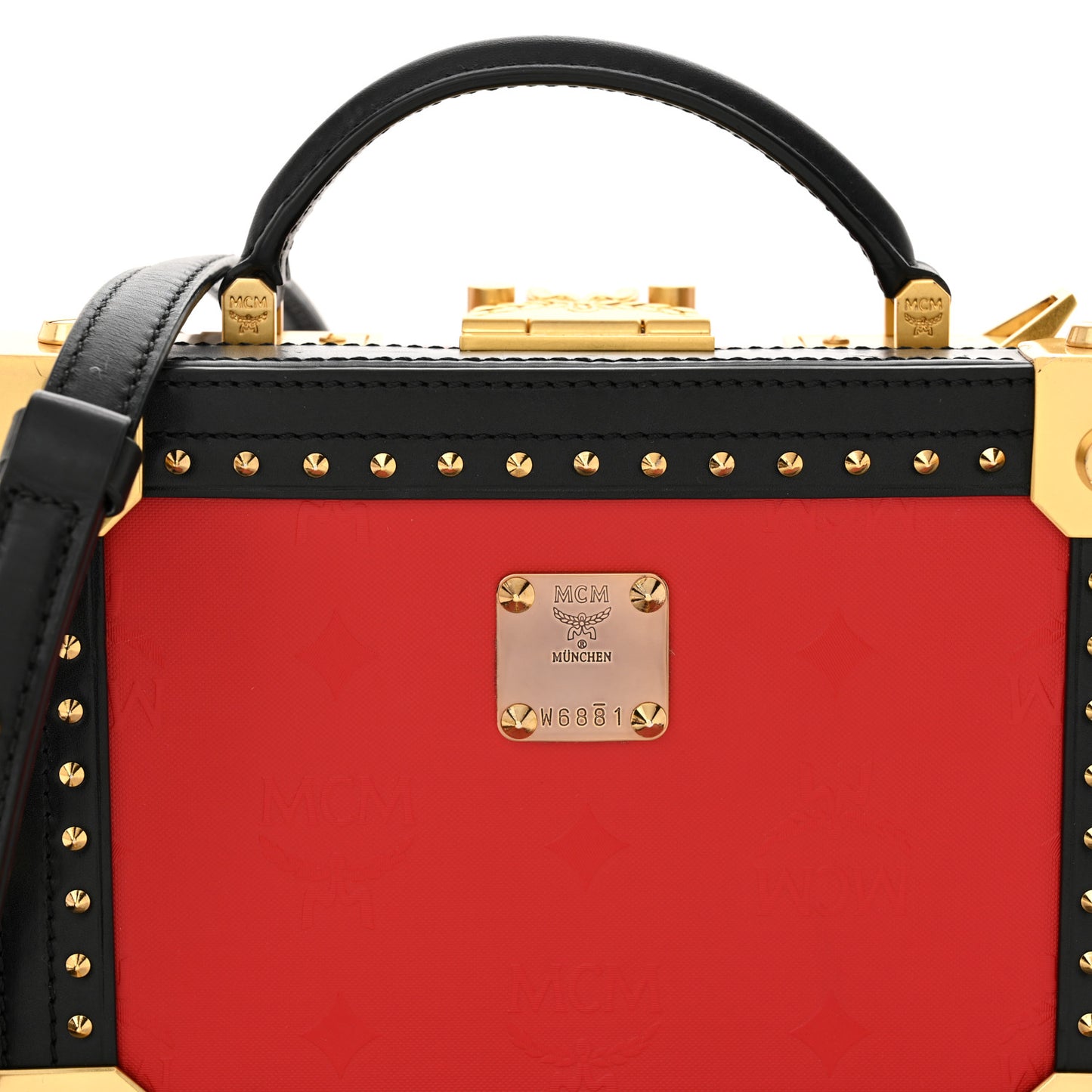 Odeon Calfskin Small Berlin Crossbody Red