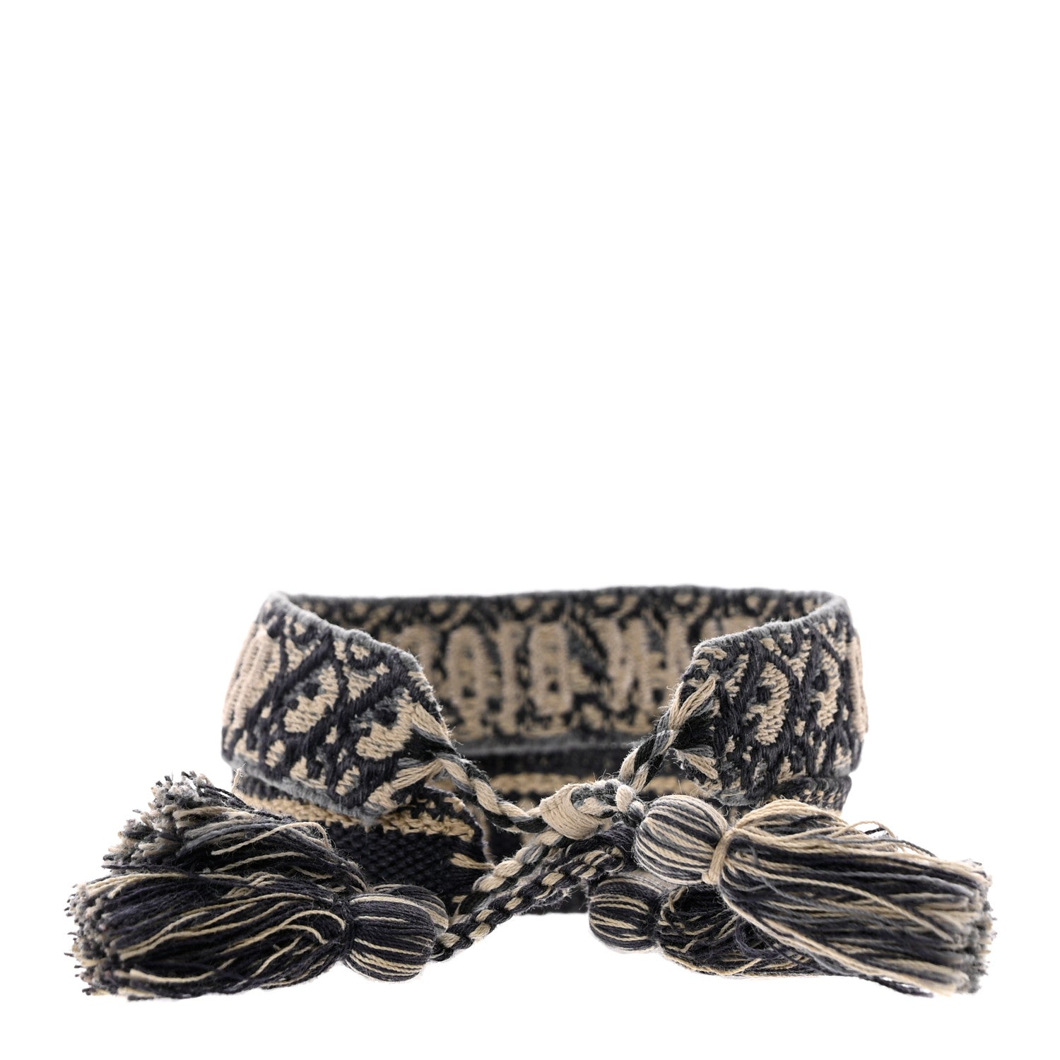 Christian Dior Woven Cotton J'Adior Friendship Bracelet Set Navy 3 of 3