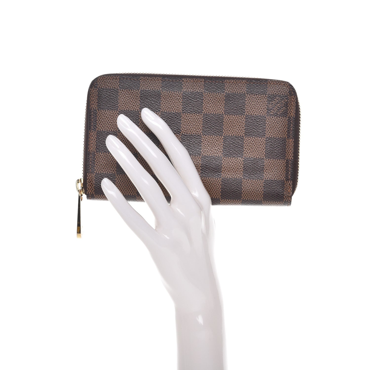 Louis Vuitton Damier Ebene Zippy Compact Wallet 2 of 7