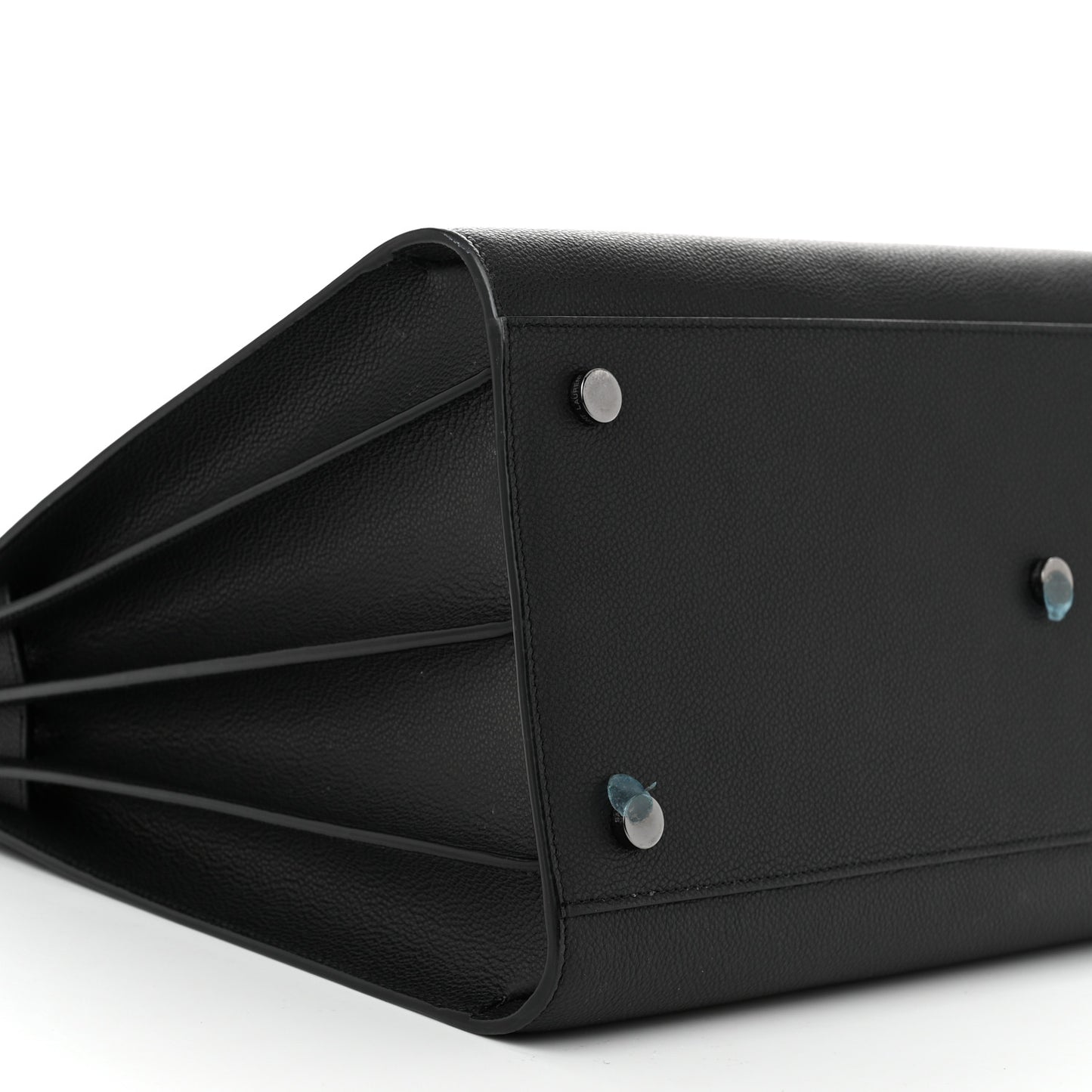 Grained Calfskin Large Sac De Jour Carryall Black