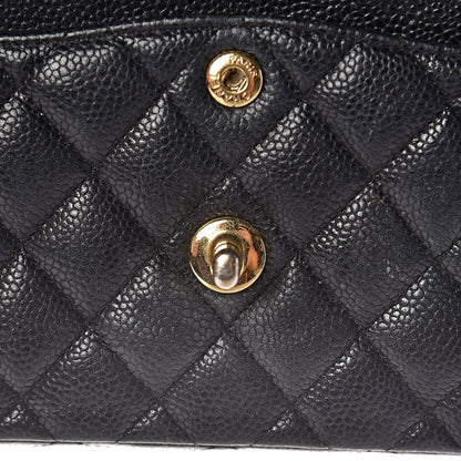 Chanel Caviar Quilted Small Double Flap Black 28 of 32