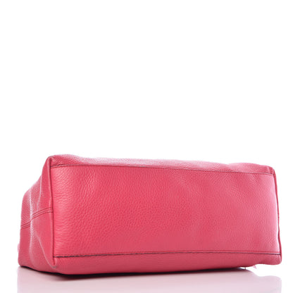 Gucci Pebbled Calfskin Medium Soho Chain Shoulder Bag Pink 4 of 18