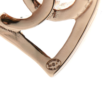 Chanel Metal CC Heart Coco In Love Earrings Gold 4 of 4