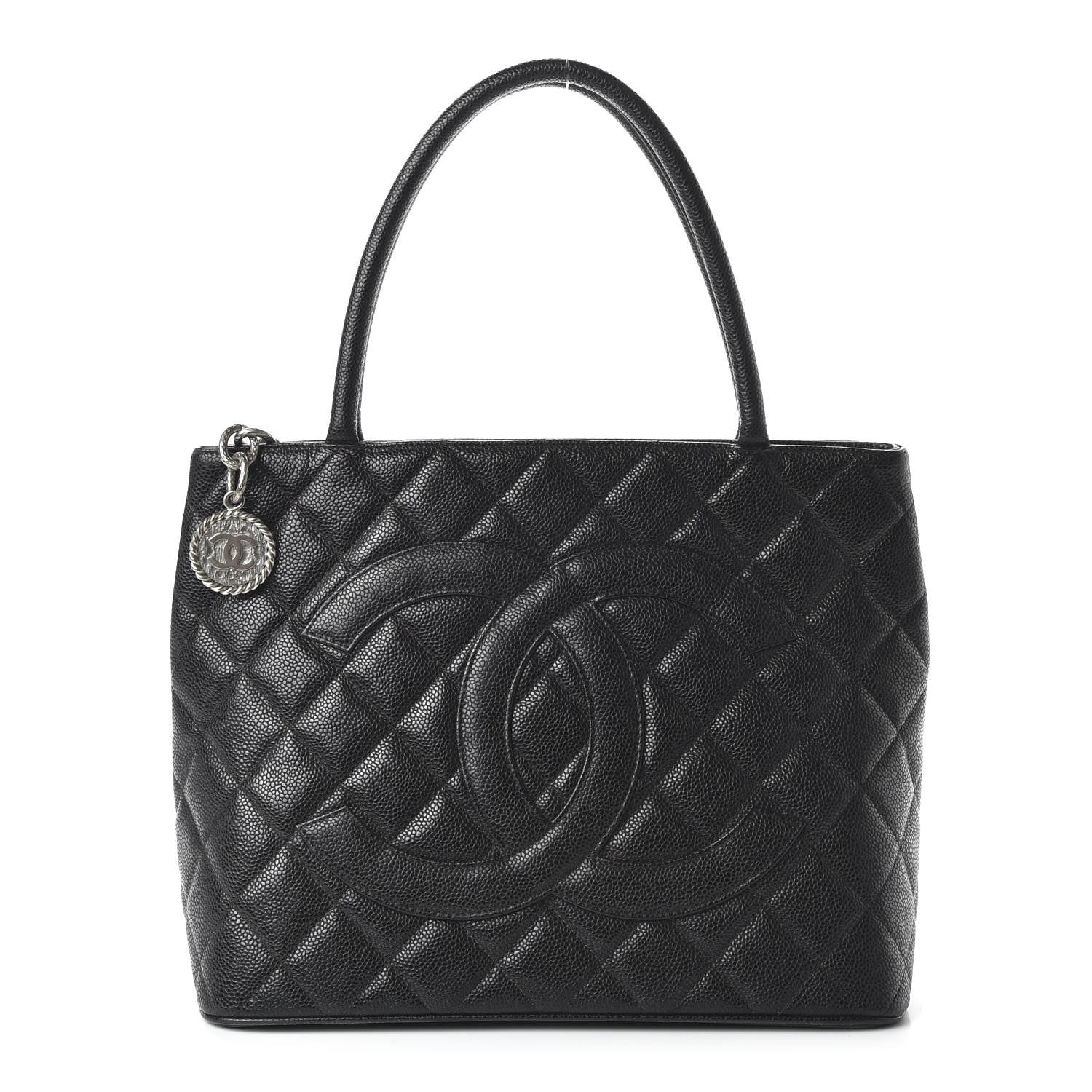 Chanel Caviar Quilted Medallion Tote Black 1 of 10