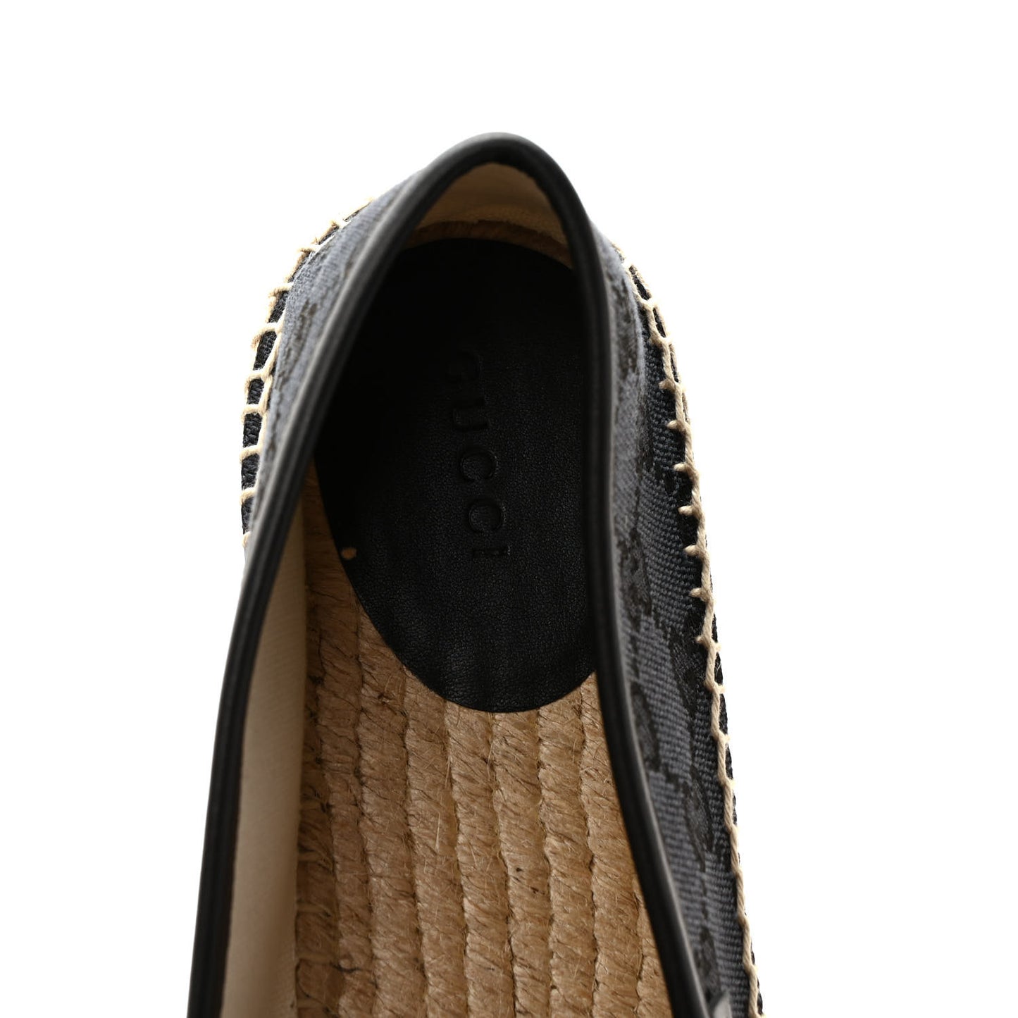 Monogram Espadrilles 39.5 Black