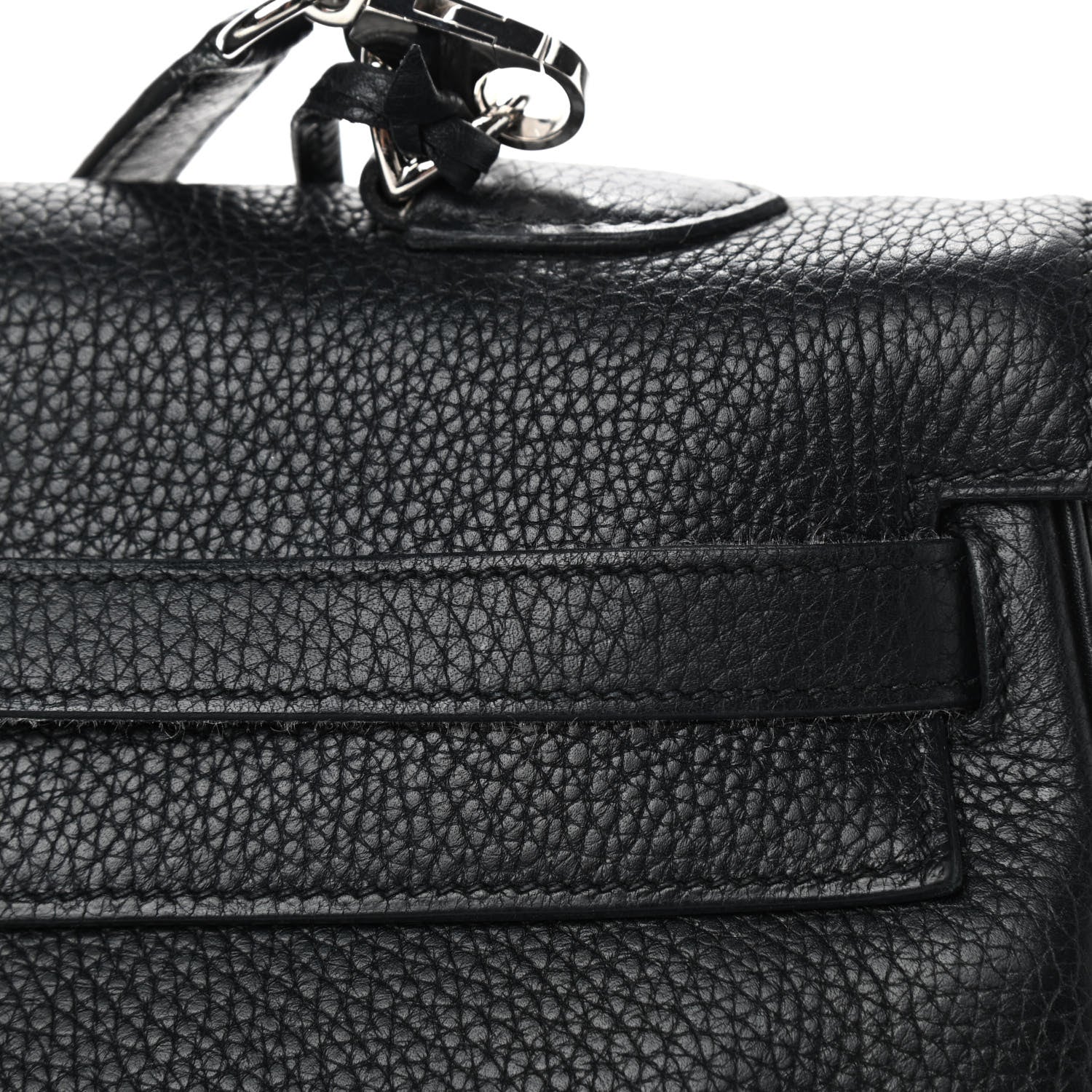 Hermes Taurillon Clemence Kelly Retourne 35 Black 12 of 15