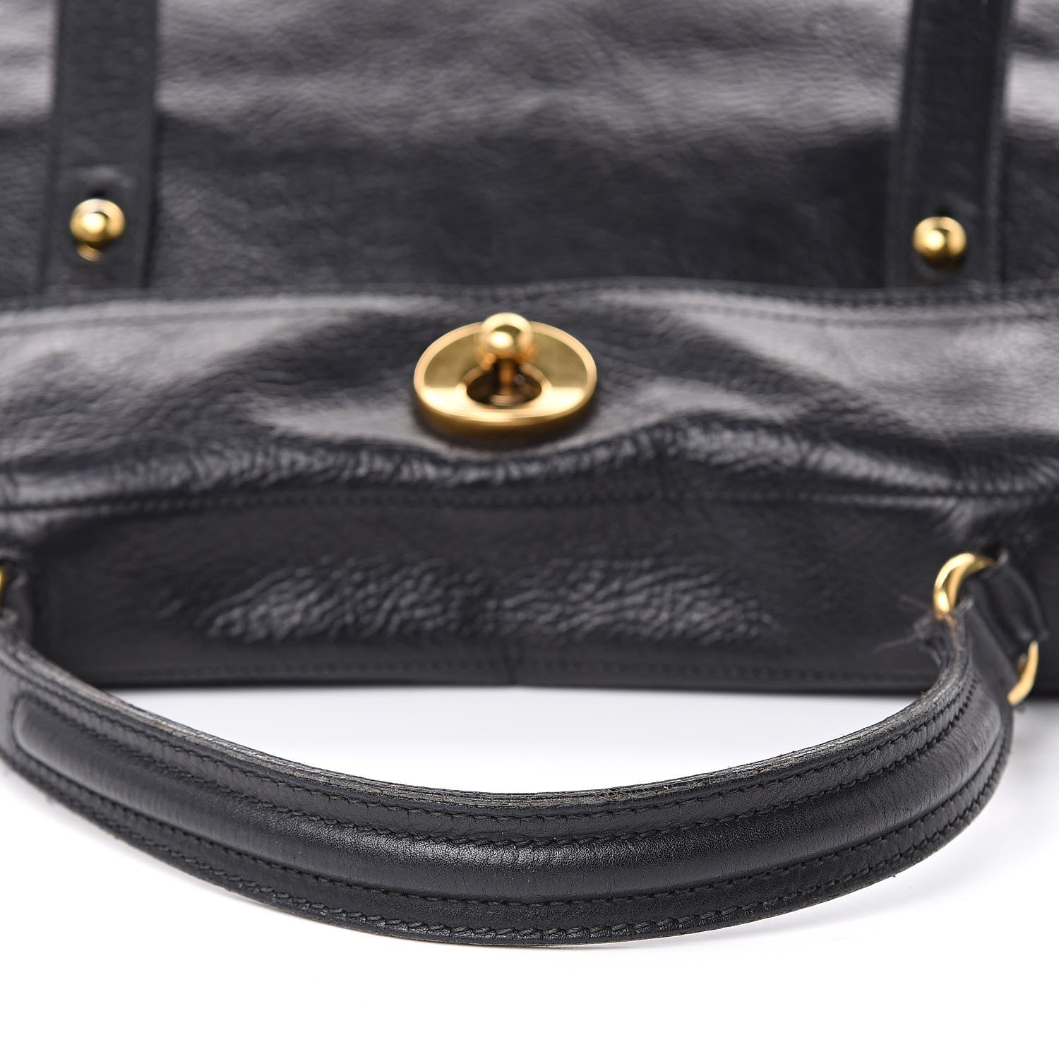 Saint Laurent Calfskin Canvas Medium Muse Two Black 20 of 22