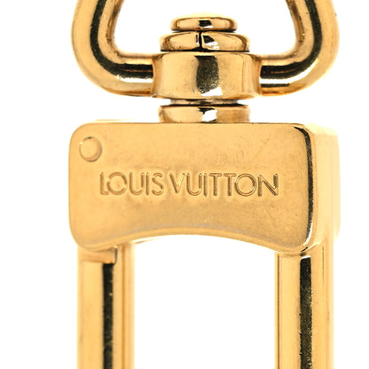 Louis Vuitton Brass Monogram Blooming Flowers Bag Charm Key Holder Rose Ballerine 3 of 5