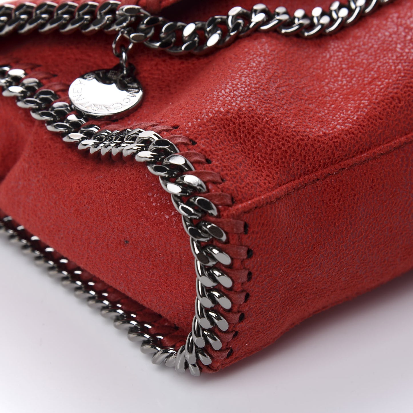 Shaggy Deer Falabella Mini Crossbody Bag Red