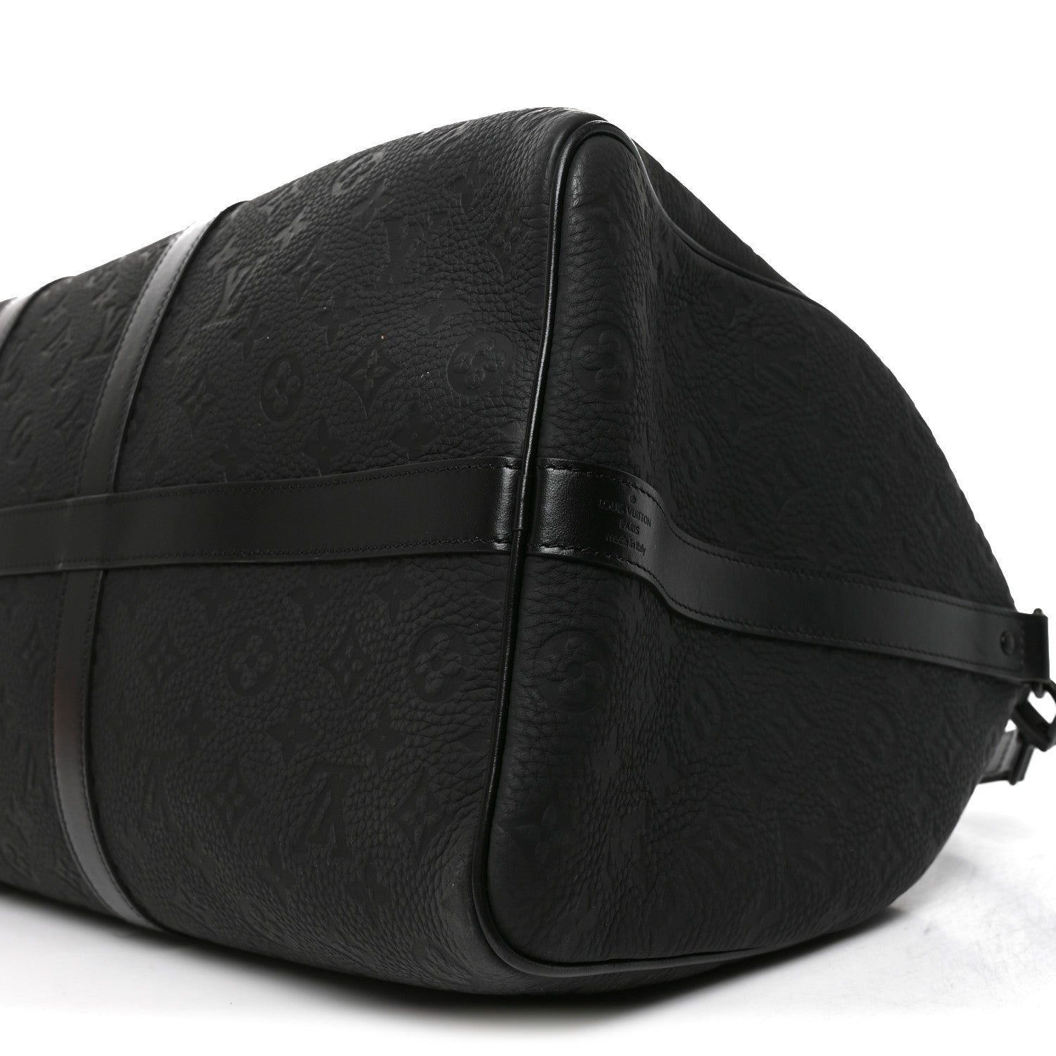 Louis Vuitton Taurillon Monogram Keepall Bandouliere 50 Black 8 of 8