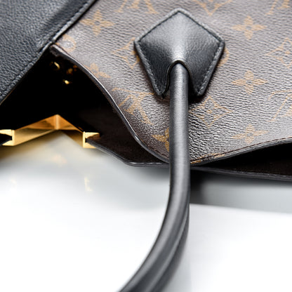 Louis Vuitton Calfskin Monogram Kimono Tote Black 20 of 25