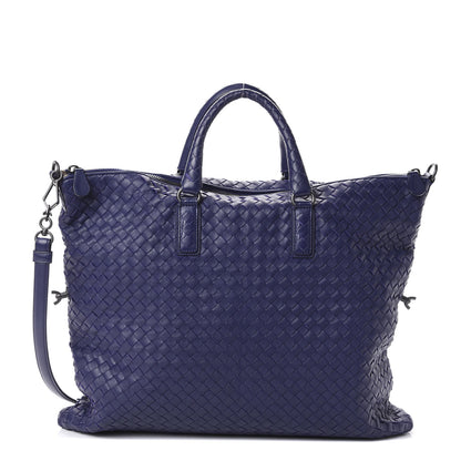 Bottega Veneta Nappa Intrecciato Medium Convertible Tote Atlantic 1 of 9