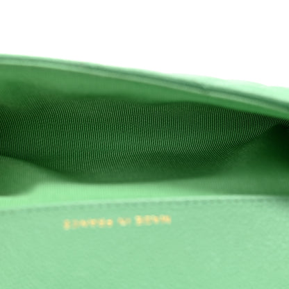 Chanel Caviar Quilted Glasses Case With Chain Green 5 of 14