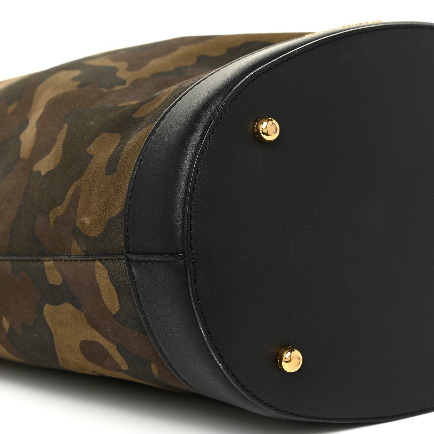 Burberry Calfskin Suede Camouflage Hobo Bag Multicolor 9 of 21