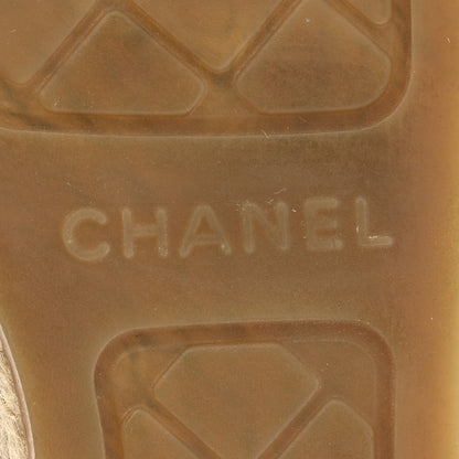 Chanel Lambskin CC Espadrilles 36 Black 8 of 10