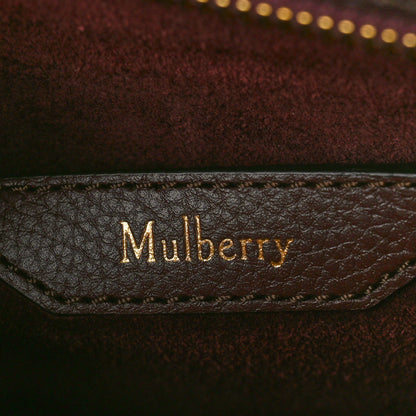 Mulberry Grain Vegetable Tanned Calfskin Small Zipped Bayswater Oxblood 7 of 9