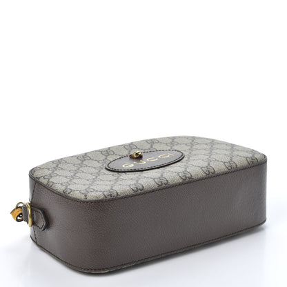 Gucci GG Supreme Monogram Web Neo Vintage Shoulder Bag Beige New Acero Crop 3 of 10