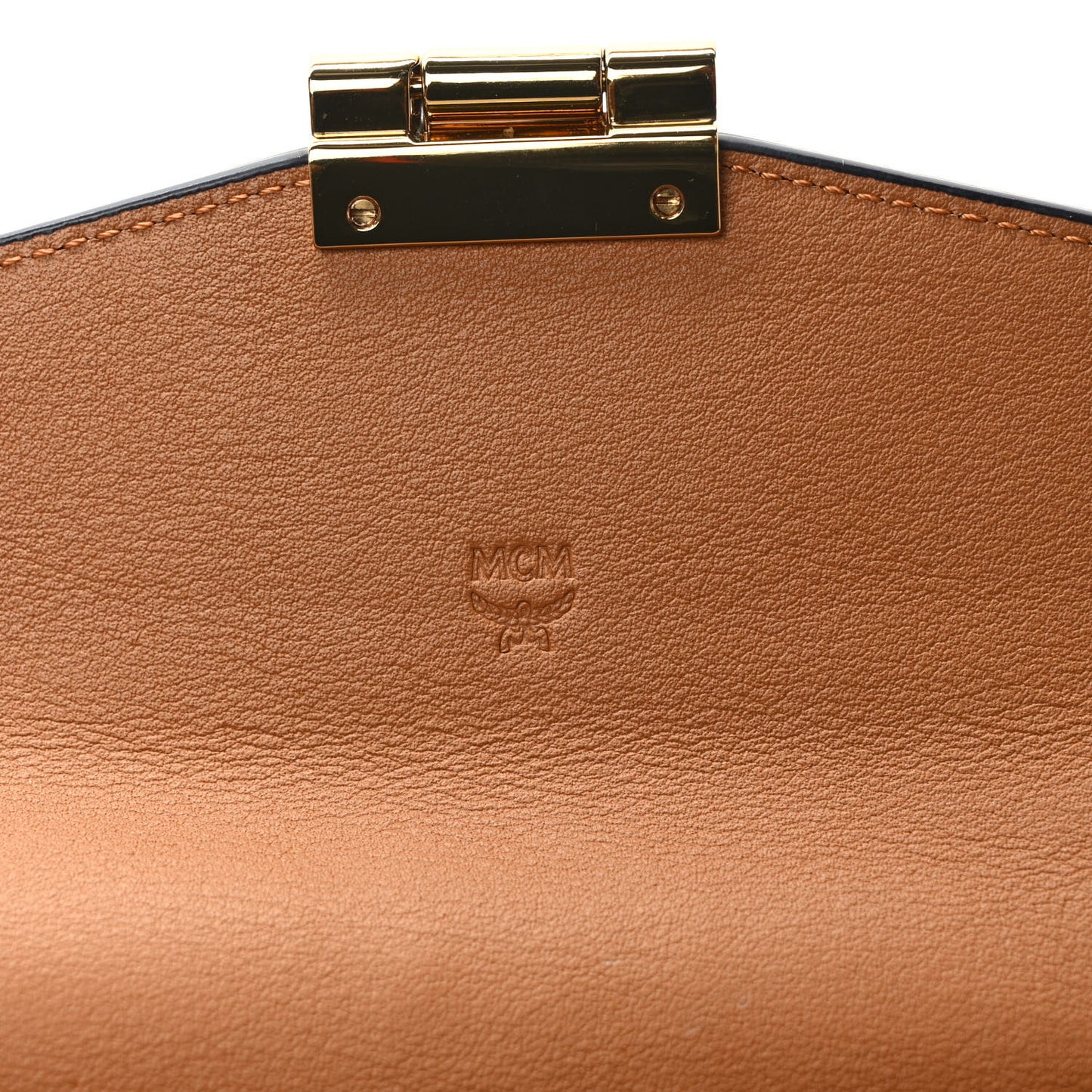 Visetos Large Patricia Love Patch Wallet On Chain Cognac