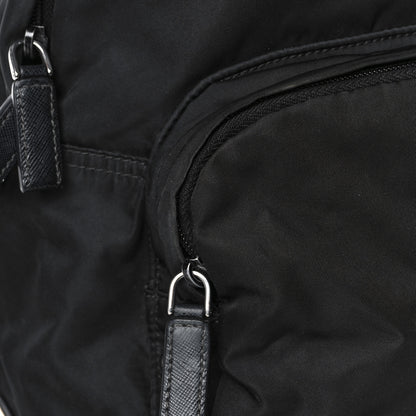 Prada Nylon Tessuto Saffiano Backpack Black 10 of 12