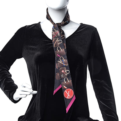 Louis Vuitton Silk Monogram Tribute to Speedy BB Bandeau 2 of 4