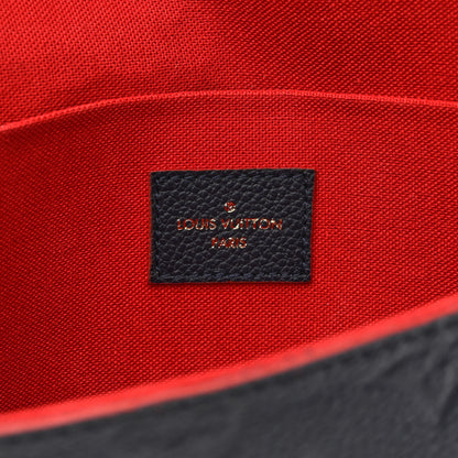 Louis Vuitton Empreinte Pochette Felicie Chain Wallet Marine Rouge 7 of 14