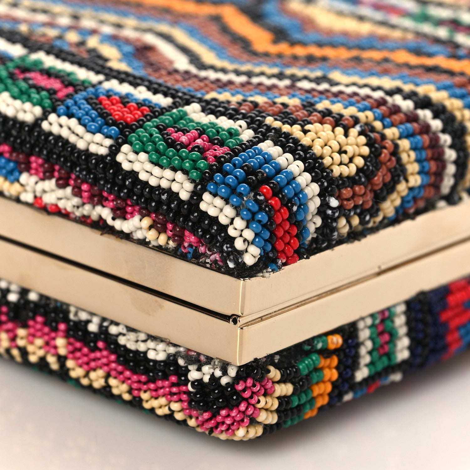 Valentino Garavani Beaded Chain Clutch Multicolor 6 of 7