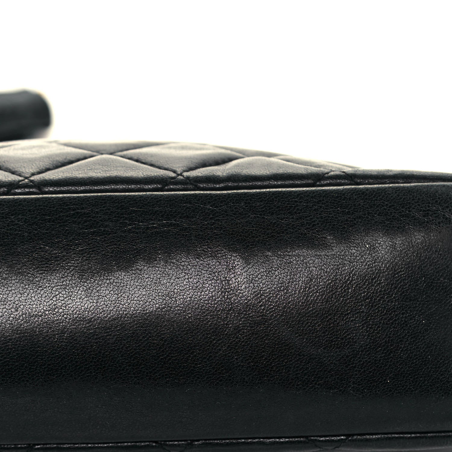 Chanel Lambskin Quilted Shoulder Bag Black 18 of 19