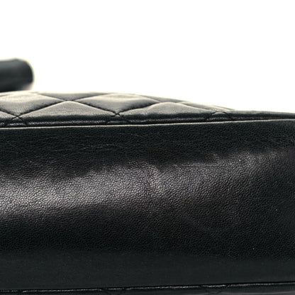 Chanel Lambskin Quilted Shoulder Bag Black 18 of 19