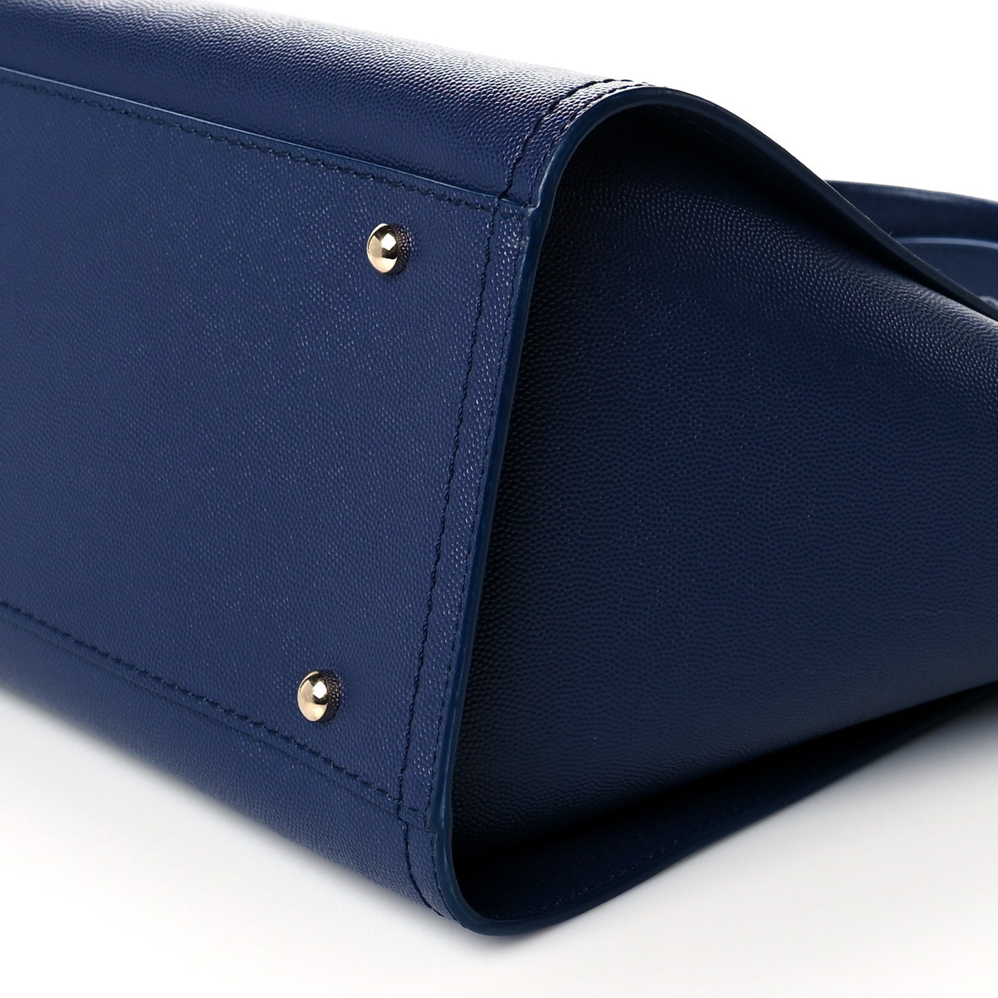Caviar Small Studded Deauville Tote Navy