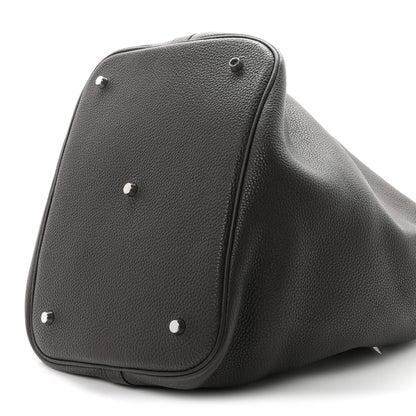 Hermes Taurillon Clemence Picotin Lock TGM Graphite 10 of 10