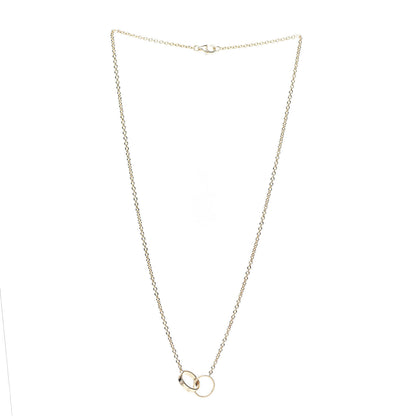 Cartier 18K Yellow Gold Interlocking LOVE Necklace 3 of 8