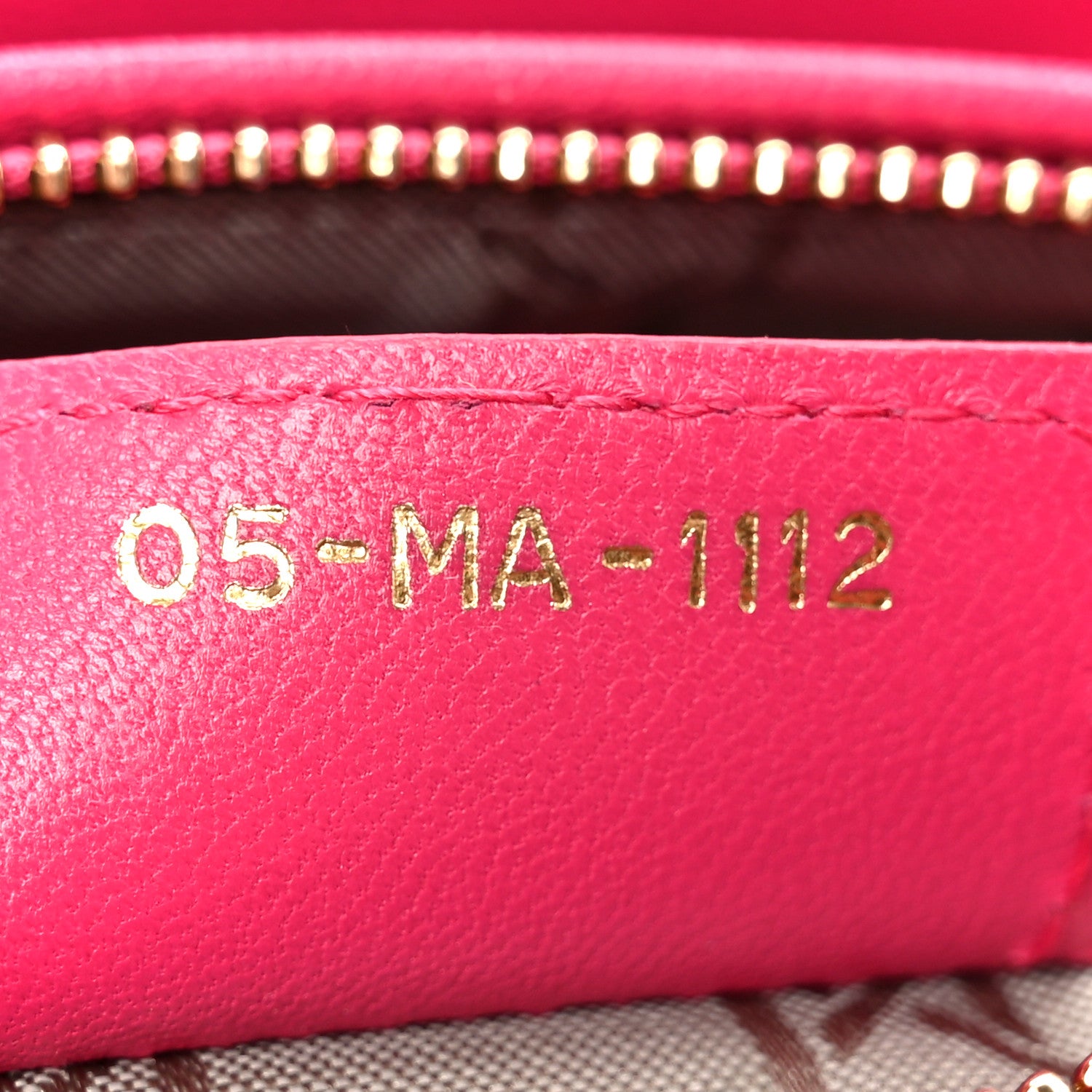 Christian Dior Lambskin Cannage Medium Lady Dior Fuchsia 7 of 10