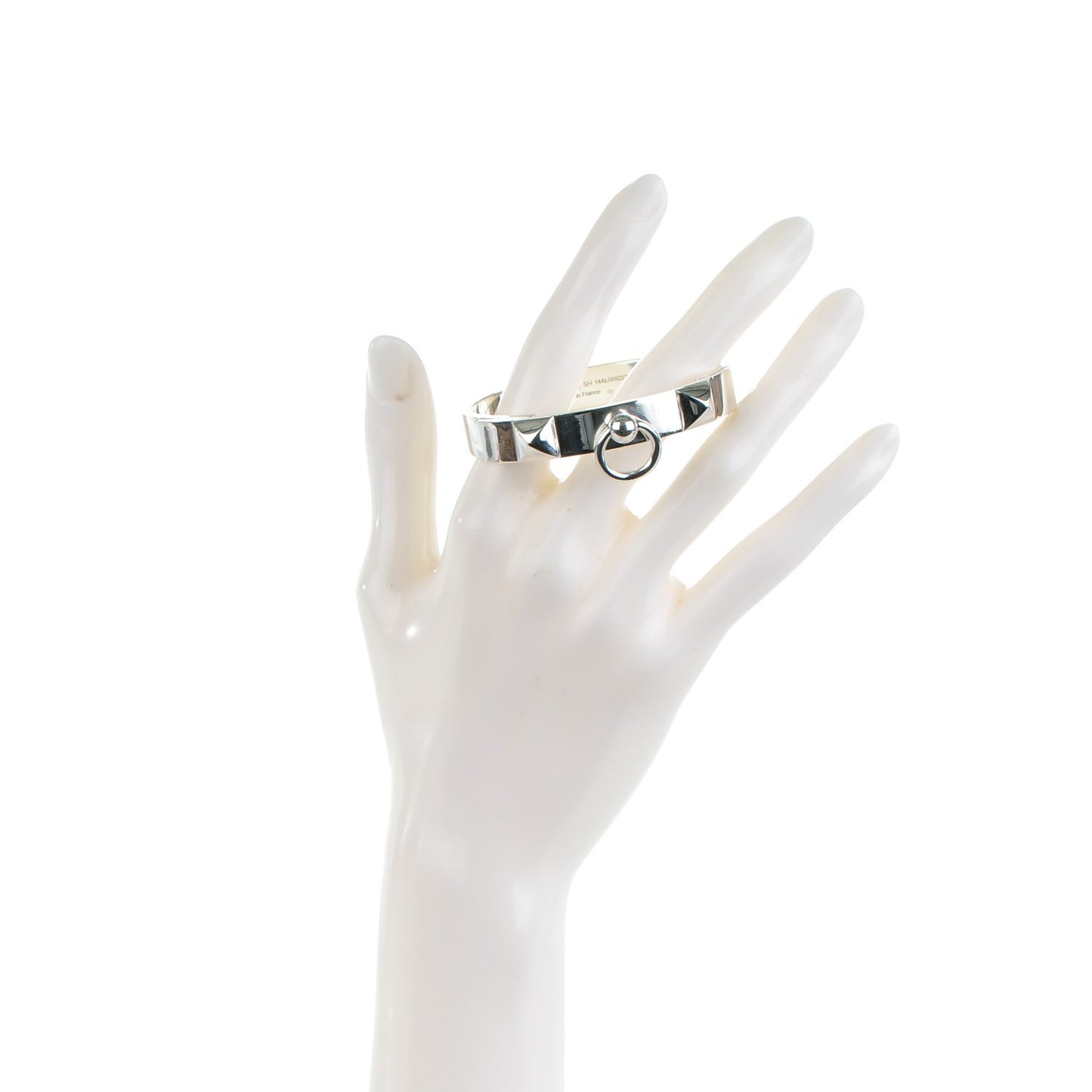Sterling Silver PM Collier De Chien Bracelet SH