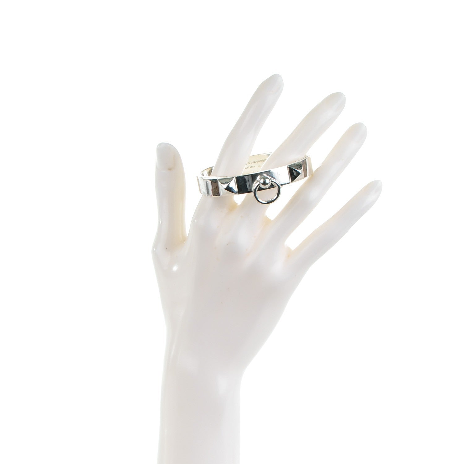 Hermes Sterling Silver PM Collier De Chien Bracelet SH 2 of 5