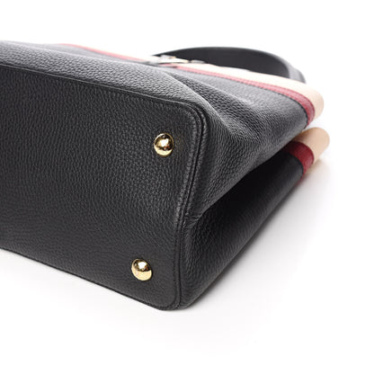 Louis Vuitton Taurillon Capucines MM Black 8 of 13